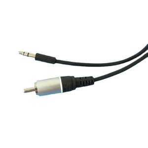 2024 3,5 mm naar RCA Single Lotus -kabel 1 meter audiokabel 3.5 Male naar RCA mannelijke kabel voor tv -luidsprekers DVD -versterkerverbindingsadapter voor 1m