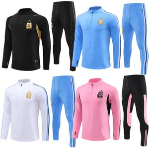 2024 3 étoiles Argentine Tracksuit Football Training Training Jersey 2023 Équipe nationale Soccer Suit survasse