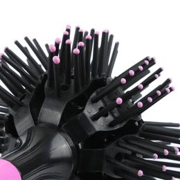 2024 3D ronde haarborstels kam salon make -up 360 graden bal stylinggereedschap met het ontwarren van haarborstel warmtewarmtewarmteweerstand om hittebestendig te zijn