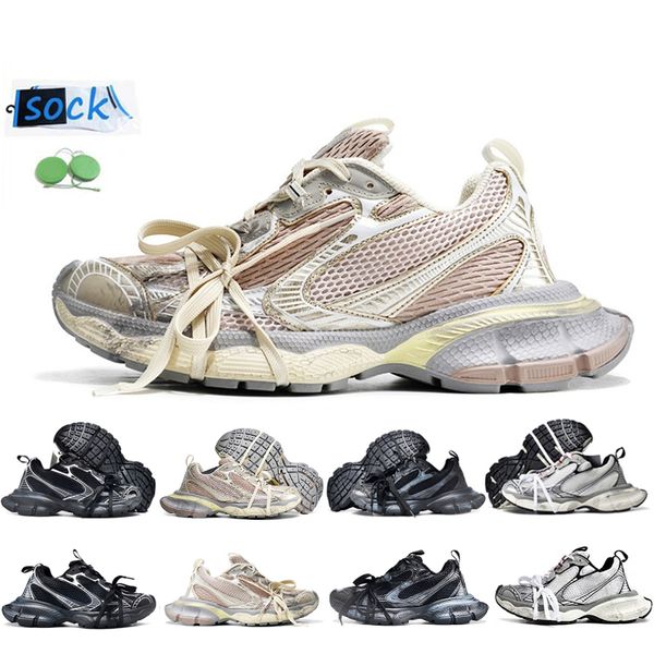 2024 3XL Hommes Femmes Chaussures de course Designer Sneaker Noir Gris Jaune Beige Runway Mesh Confortable Augmentation de la hauteur Baskets pour hommes Baskets de sport Marche Jogging