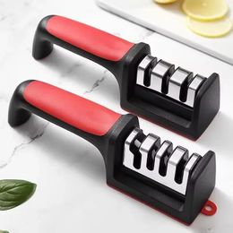 2024 4-Stage Type Knife Sharpener Kitchen Professional Knife Sharpening Tool Quick Sharpener Diamond Coated Blades Kitchen Toolprofessional