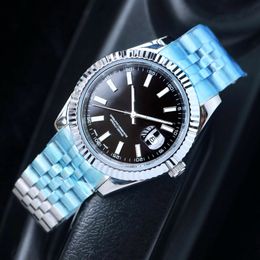 2024 41 mm / 36 mm / 31 mm / 28 mm Hombres / mujeres Relojes de cuarzo Movimiento de acero Parejas Estilo Relojes de pulsera clásicos Diseñador Reloj de oro Zafiro a prueba de agua