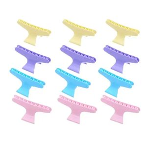 2024 4PCS Hoofdkleding Douche Haar Klauw Vlinder vasthouden Haarclip klemmen Care Haarspelden Pro Salon Haar Hair Hairdressing Styling Tool voor