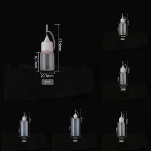 2024 5/60/100 ml Flacon Kleine Container Drop Flessen PE Lijmapplicator Naald Knijpfles Voor Papier Quilling DIY Scrapbooking Ambachten