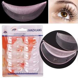 2024 5 pares de silicona Eyelash duradero Perm permanente rizado RURLING ROOT RAZA FALSO PARCHES DEL PADS DE ESCAÑO FALSO