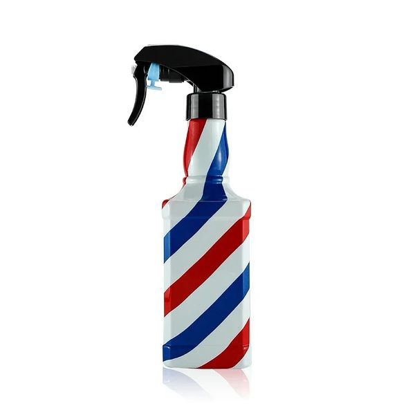 2024 500 ml Refipillable Barber Water pulvérisateur bouteille d'alcool Spray Haircut Style de coiffure d'atomiseur vide.