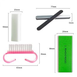 2024 5PCS NAIL-BESTANDEN NAIL SANDBUIF BUFFER Professionele nagelbestanden Make-up manicure Pedicure Set Nagelset Toolextensie Set- voor professionele nagelschuurgereedschap