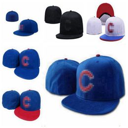 2024 6 styles nouvelle arrivée Cubss- C lettre casquettes de baseball en gros nuances rue skateboard hip hop gorras os pour hommes et femmes chapeaux ajustés entièrement fermés
