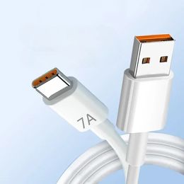 2024 7a 100W USB Tipo C Cable de carga súper rápido para Huawei P40 P30 Cable de datos de Carga rápida para Xiaomi Mi 13 12 Pro OnePlus Realme POco- para Xiaomi Mi 13 Pro USB Cable