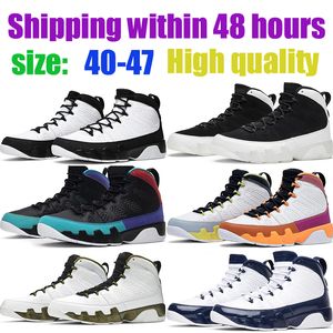 2024 9 IX 9S Hommes Femmes Chaussures de basket-ball Bred University Gold Blue Gym Chili Rouge Cool Particule Gris Racer Bleu Statue Anthracite Sport Baskets Baskets