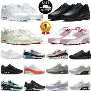 90 chaussures de course classiques des années 90 pour hommes femmes Triple White Gum noir Tweed Dark Army Halloween Airbrush Midnight Navy Obsidian baskets d'extérieur baskets