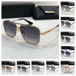 2024 A Dita H Six Gafas de sol de diseño originales superiores de alta calidad para gafas de sol para hombre Hombre Moda Retro Marca Anteojos Diseño de moda MP1F