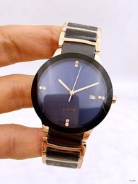 2024 AAA moda para hombre Relojes de negocios Acero de tungsteno Reloj de cuarzo automático Diámetro 38 mm r0da 05