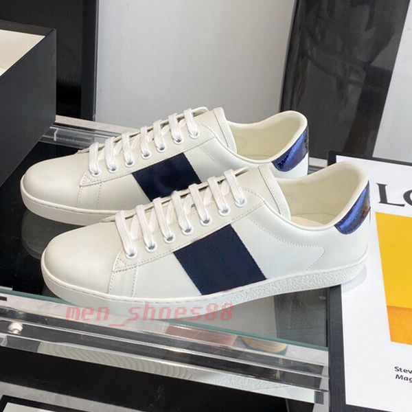 2024 ACE zapatillas de deporte zapatos casuales zapatos de tenis hombres mujeres con cordones clásico patrón de cuero blanco fondo gato tigre impresión deportes amante entrenadores abeja