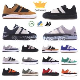 2024 Adimatic Human Made Skate Casual Shoes Jamal Smith quartier noir Gris Great Core vert noir cristal Blanc Men Femmes Low