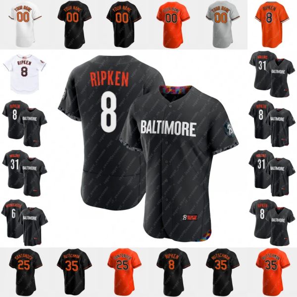 Maillot de baseball Adley Rutschman 2024 Cedric Mullins Gunnar Henderson Ryan Mountcastle Corbin Burnes Felix Bautista Austin Hays Jorge Mateo John Means Jackson