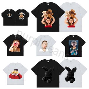 2024 ADLV Dongdamen T-shirt acme de la vie teddybeer lente / zomer 3 modemerken t shirts voor mannen 2