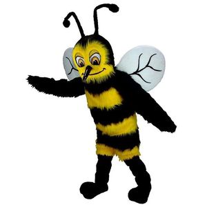 2024 Taille adulte Halloween Bee Mascot Costume Advertis Advertising Vêtements Mastret Imasie Fancy Dishing Carnival Costum