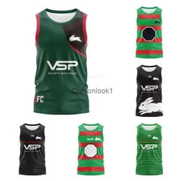 2024 Adulte Vest South Sydney Rabbitohs Home Away Home Training Rugby Jersey FW24