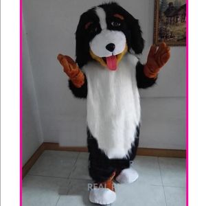 2024 Affable hondenmascotte Kostuums Hoogwaardige stripkarakter Outfit Pak Carnival Volwassenen Maat Kerstfeest Kerstfeest Carnaval Party