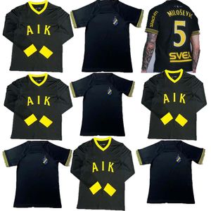 2024 AIK Solna Guidetti traanweerstand voetballen Jerseys Stockholm 24 25 Speciale limited-edition Hussein Otieno Fischer Thill Tihi Haliti 132-jarige geschiedenis