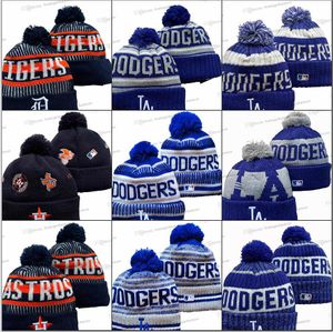 2024 Toutes les 32 équipes Casquette de baseball Bonnet New Angeles Bonnets Mélanger les couleurs P Sports Équipe de baseball américaine Broderie dimensionnelle Laine d'hiver Sport Bonnet en tricot Casquettes de crâne A-07