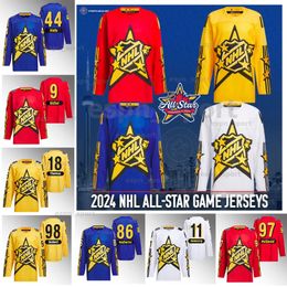 2024 All-Star-shirt Connor Bedard David Pastrnak Sidney Crosby Jeremy Swayman Auston Matthews Kirill Kaprizov Connor McDavid Sebastian Aho Jack Hughes Nylander 11