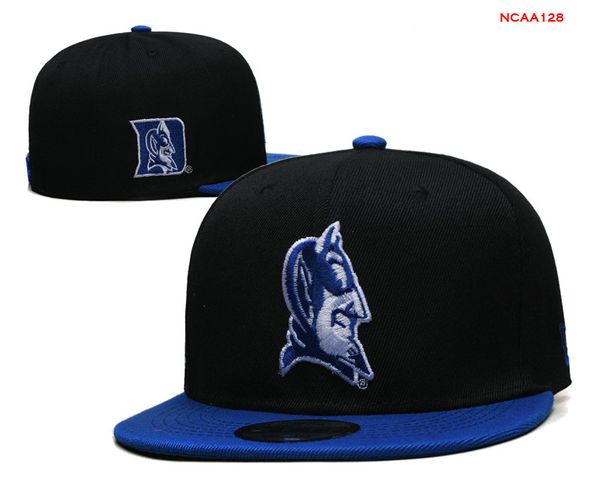 2024 Tous les fans de l'équipe USA College Baseball réglable Alabama Crimson Blue Devils Chapeau sur le mélange de terrain Taille de commande Fermée Flat Bill Base Ball Snapback Caps Bone Chapeau