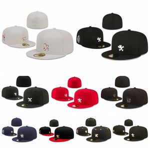 2024 All Team Logo Designer Chapeaux ajustés Taille Chapeau Baseball Snapbacks Fit Chapeau plat Broderie Casquettes de basket-ball réglables Sports de plein air Hip Hop Bonnets Taille de maille 7-8