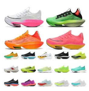 2024 Alpha Fly Nex Men Femmes Chaussures de course High Quality Offs Zoomx Prototype EKIDENS Total Orange Na00 Volt Volt Sports extérieurs Sneakers Sneakers 36-45