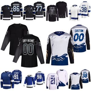 2024 Hockey alternatif 77 Victor Hedman Jerseys 86 Nikita Kucherov 20 Nicholas Paul 21 Brayden Point Steven Staos Brandon Hagel Mikhail Sergachev Man Woman Youth