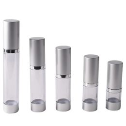 2024 Aluminium glazen emulsie Essence fles Acryl Subbottling Parfum Bottle Cosmetische vacuüm Pomppompfles voor acryl onder de bodem