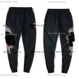 2024 America Street Chromees Hearts Pantalones con estampado en sánscrito para hombre Alfabeto sánscrito Otoño para mujer Pantalones de chándal cruzados Ch con estampado de letras de herradura M-2Xl 286