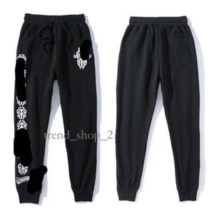 2024 America Street Chromees Hearts Pantalon d'impression sanskrit pour hommes Alphabet sanscrit Automne Femmes Cross Ch Pantalons de survêtement Fer à cheval Lettre Pantalon d'impression M-2XL 919