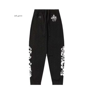 2024 America Street Chromees Hearts Heren Sanskriet Afdrukken Broek Sanskriet Alfabet Herfst Dames Cross Ch Joggingbroek Hoefijzer Letter Afdrukken Broek M-2XL 424