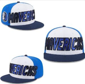 2024 Amerikaanse basketbal DAL Mavericks snapback hoeden 32 teams luxe ontwerper HOU OKC PHI LAC pet sporthoed strapback snapback verstelbare pet a0