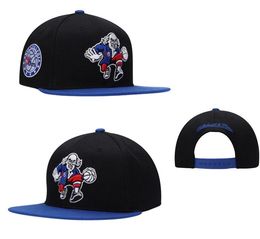 2024 Amerikaanse basketbal "76ers" snapback hoeden 32 teams luxe ontwerper HOU OKC PHI LAC pet sporthoed strapback snap terug verstelbare pet A2