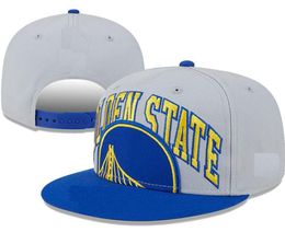 2024 Amerikaanse basketbal "Warriors" snapback hoeden 32 teams luxe ontwerper HOU OKC PHI LAC pet sporthoed strapback snapback verstelbare pet