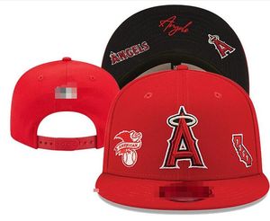 2024 Angels Baseball Snapback Sun Los Angeles Caps Champions Champions World Series Men Women Football Chapeaux Snapback Strapback Hip Hop Sports Hat Mix Order a