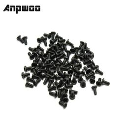 2024 ANPWOO 100 Uds M2x4mm 8mm tornillos de cabeza de acero pernos tuercas cabeza hexagonal tapa tornillos autorroscantes sujetadores herramientas de cámara CCTV