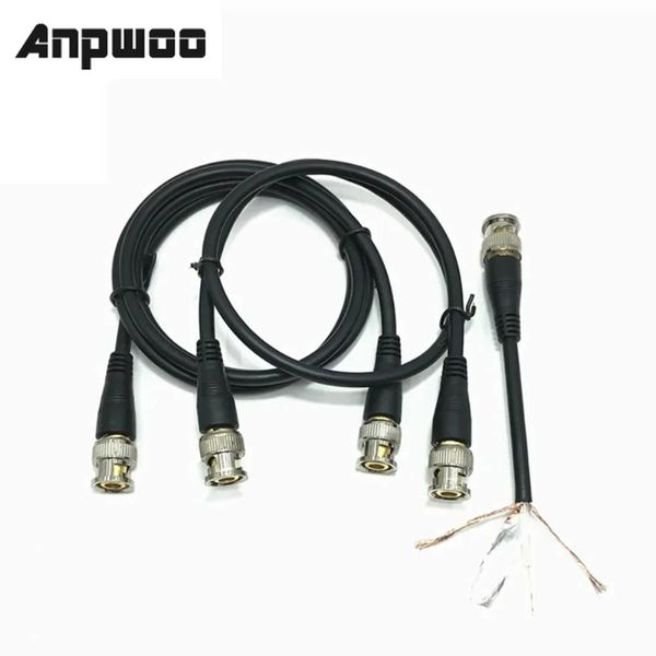 2024 ANPWOO 1M 1M BNC Male à un câble adaptateur masculin pour la caméra CCTV - Caméra de haute qualité BNC Accessoires Offre une expérience de connectivité supérieure