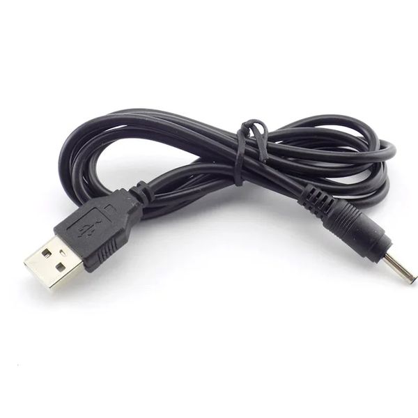 2024 ANPWOO 3,5 mm Micro USB Cable de carga DC Adaptador de fuente de alimentación Cargador Linterna para lámpara de cabeza Antorcha Luz Batería recargable