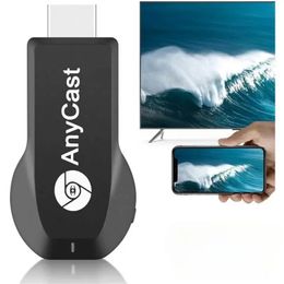 2024 Anycast M2 Ezcast Miracast tout cast Airplay Crome Cast Cromecast TV Stick WiFi Affichage Récepteur Dongle pour iOS Andriodfor Ezcast Miracast Dongle