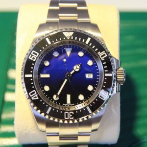 2024 AR V11 SA3135 automatisch 116660 heren Sea-Dweller 44 mm horloge zwarte keramische rand zwart / blauwe wijzerplaat 904L stalen armband beste editie horloges PTRX nieuwe herenhorloges