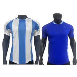 2024 Argentinië Speler Versie Voetbalshirts Heren MESSIS J.ALVAREZ MAC ALLISTER L. MARTINEZ Voetbalshirt Volwassen DE PAUL E. FERNANDEZ Uniform