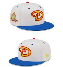 2024 Arizon "Diamondbacks" Béisbol Snapback Sun Caps Campeones Champions World Series Mujeres Sombreros de fútbol Snapback Strapback Hip Hop Sports Hat Order