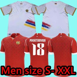 2024 Jerseys de fútbol de Armenia 23 24 Home adulto Ranos Ranos Zelarayan Match Jersey Entrenamiento de fútbol masculino camisa de fútbol