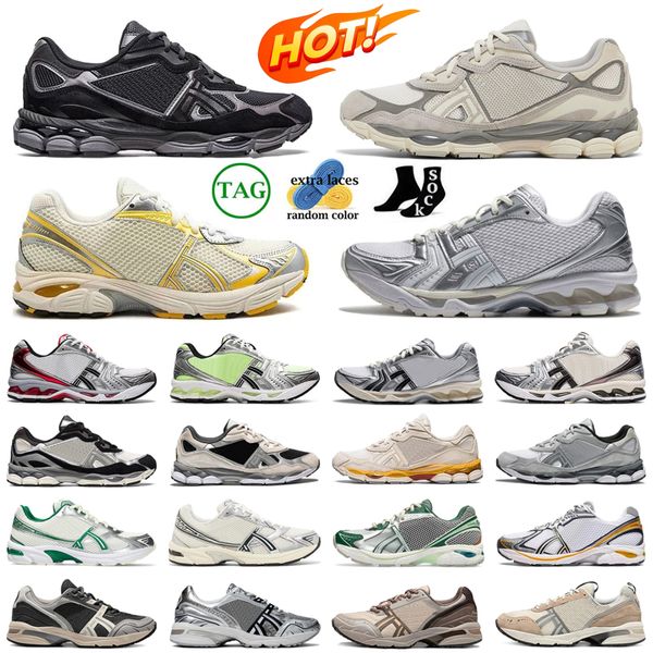 2024 Geles de Assics NYC Kayano 14 1130 zapatos para correr para hombres Sneakers diseñador Blanco blanco color rosa gris azul marino azul plateado para hombres plateados para hombres al aire libre entrenadores deportivos al aire libre