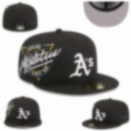 2024 Athlétisme As_ Lettre Caps de baseball Cascater Sports Sports Casquette pour hommes Femmes en gros chapeaux ajustés H37-4.14
