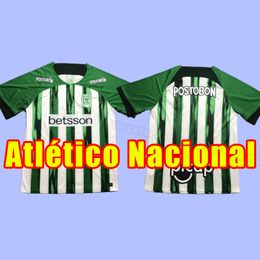 2024 atletico nacional medellin camiseta de futbol 25 24 home d pabon j duque da costa jarlan roman camiseta de visitante s mosquera candelo uniforme de futbol para hombre